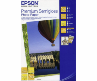 EPSON fotopapír C13S041765/ 100x150 mm/ Premium Semigloss...