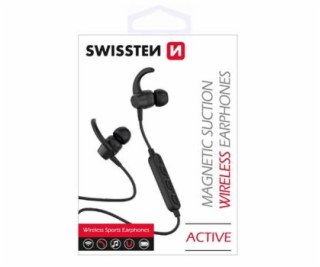 Swissten Sluchátka Bluetooth Active Černé