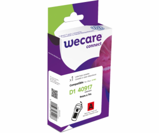 WECARE ARMOR páska kompatibilní s DYMO S0720720,Black/Red...