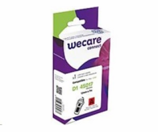 WECARE ARMOR páska kompatibilní s DYMO S0720570,Black/Red...