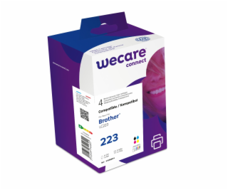 WECARE ARMOR ink sada kompatibilní s BROTHER LC-223 VAL B...