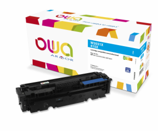 OWA Armor toner kompatibilní s HP W2031X, 6000st, modrá/cyan