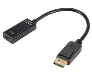 XtendLan Adaptér DisplayPort (M) na HDMI (F), 15cm, černý...