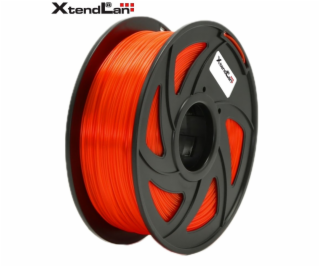 XtendLAN PETG filament 1,75mm průhledný oranžový 1kg