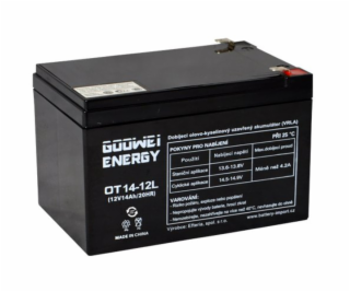 Goowei Energy OTL14-12 14Ah12V Pb záložný akumulátor VRLA...