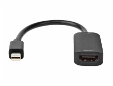 NEDIS redukční kabel/ Mini DisplayPort zástrčka - HDMI zásuvka/ černý/ 20 cm