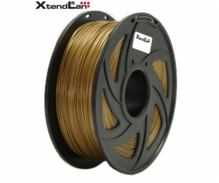 XtendLAN PLA filament 1,75mm zlatý 1kg