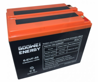 GOOWEI ENERGY 12V 55Ah 6-EVF-55 Pb trakčný záložný akumul...