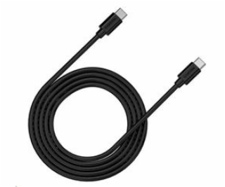 CANYON kabel UC-12, USB-C – USB-C (100W, 20V/5A) 2m, černá