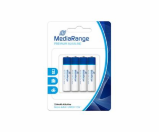 MediaRange Premium baterie micro AAA 1,5V Alkalické 4ks