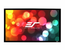 ELITE SCREENS plátno v pevném rámu 120  (304,8 cm)/ 16:9/ 149,3 x 265,5 cm/ Gain 1,1/ rám černý 6 cm