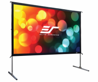 ELITE SCREENS plátno mobilní outdoor stativ 135  (342,9 c...