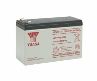 YUASA NPW45-12 (12V; 45W/čl (7,5Ah); faston F2-6,3mm; živ...