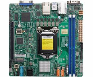 SUPERMICRO MB LGA1200 (Xeon E3-2300), C252, 2xDDR4, 6xSAT...