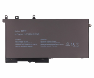 2-Power Dell Latitude E5480 Baterie do Laptopu ( 93FTF D4...