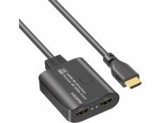 PremiumCord HDMI 2.0 Switch 4K@60Hz, 4:4:4 obousměrný 2-1 nebo 1-2