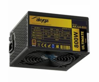 Akyga PC zdroj ATX 800W 80+ Bronze