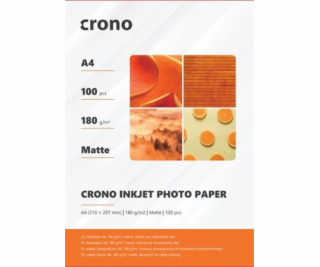 Crono PHPM4A, fotopapír matný, A4, 180g, 100ks