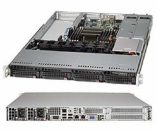 SUPERMICRO 1U chassis 4x 3,5  HS NVMe/SAS/SATA, 2x600W (8...