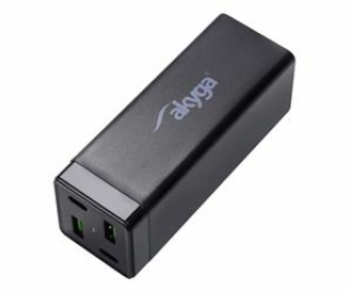 Akyga USB nabíječka 2x USB-A + 2x USB-C PD 5-20 V / max 3...