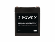 2-Power 2P5-12 12V 5Ah VRLA Bezpečnostní baterie F2 ( Faston 250 )