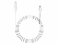 CANYON nabíjecí kabel Lightning MFI-4, Power delivery 18W, Apple certifikát, délka 1.2m, bílá