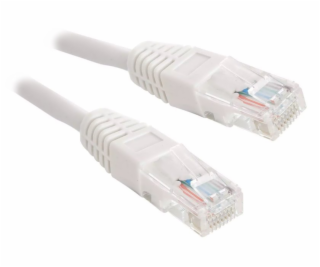 XtendLan patch kabel Cat5E, UTP - 0,25m, bílý