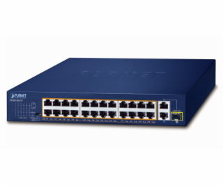 Planet FGSD-2621P PoE switch, 24x100M + 1xGb + 1xSFP, PoE...