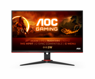 AOC/27G2SPAE/BK/27 /IPS/FHD/165Hz/1ms/Red/3R