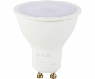 RLL 417 GU10 bulb 9W WW RETLUX