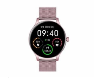 Garett Smartwatch Classy růžová, ocel