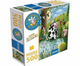 Puzzle 500 dílků Superfarmář