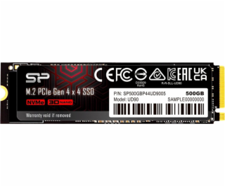 Dysk SSD Silicon Power UD90 500GB M.2 PCIe NVMe Gen4x4 NV...