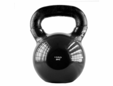 28kg vinyl kettlebell black HMS KNV28