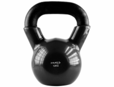 Kettlebell vinyl 12 kg black HMS KNV12