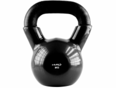 8kg vinyl kettlebell black HMS KNV08