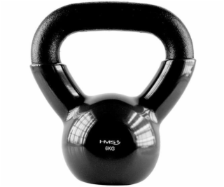 Kettlebell vinyl 6kg black HMS KNV06