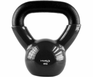 Kettlebell vinyl 4kg black HMS KNV04