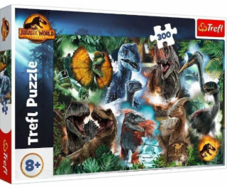 Trefl Puzzle 300 dielikov Obľúbení dinosaury z Jurského s...