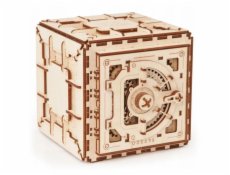 Hračka Ugears 3D dřevěné mechanické puzzle Trezor