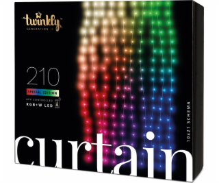 TWINKLY Curtain 210 (TWW210SPP-TEU) Intelligent LED Light...