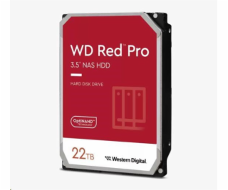 WD RED Pro NAS WD221KFGX 22TB SATAIII/600 512MB cache, 26...