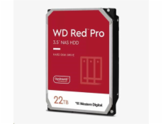 WD RED Pro NAS WD221KFGX 22TB SATAIII/600 512MB cache, 265 MB/s, CMR