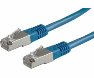 Patchkabel S / FTP, Cat.6, 2xRJ45, 0,5 m modrý