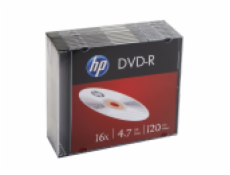 DVD-R HP 4,7 GB (120min) 16x slimbox 10ks/pack