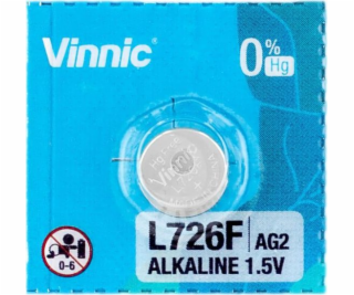 Alkaline mini battery Vinnic G2/AG2/L726/LR59 10 pcs.