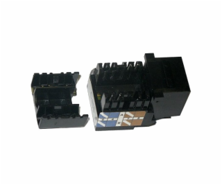 XtendLan Keystone jack RJ45 narážecí, Cat6, UTP černý