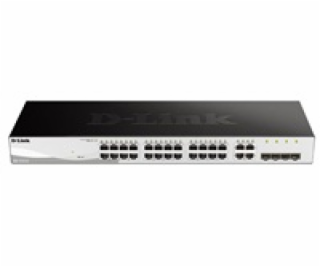 D-Link DGS-1210-24 28-port Gigabit Smart Switch, 24x GbE,...