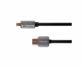 Kabel Kruger&Matz HDMI - HDMI 1.8m czarny (KM0327)