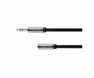 Kabel Kruger&Matz Jack 3.5mm - Jack 3.5mm 3m srebrny (KM0...